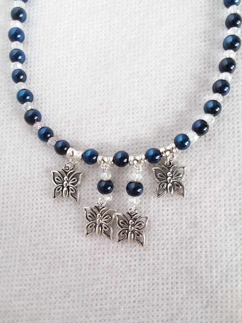 7 Butterfly Tibetan Silver Charms Pendant Jewelry Making Findings 41mm EIF0159 7 Butterfly Tibetan Silver Charms Pendant Jewelry Making Findings 41mm EIF0159
