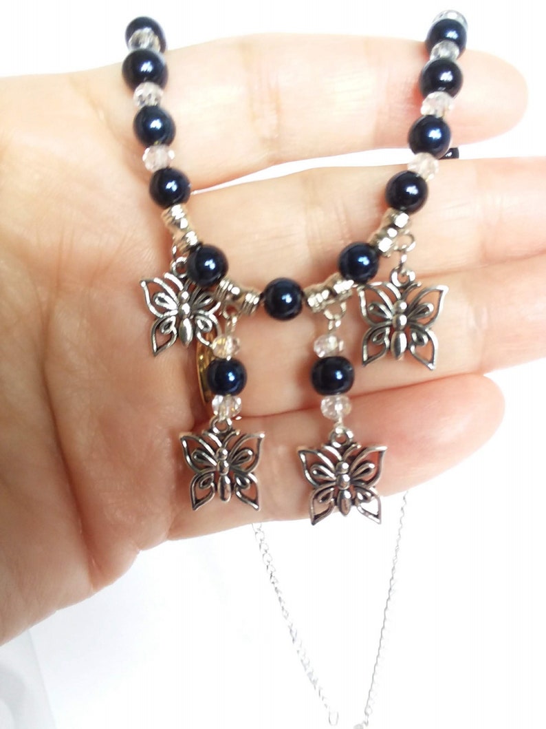 7 Butterfly Tibetan Silver Charms Pendant Jewelry Making Findings 41mm EIF0159 7 Butterfly Tibetan Silver Charms Pendant Jewelry Making Findings 41mm EIF0159