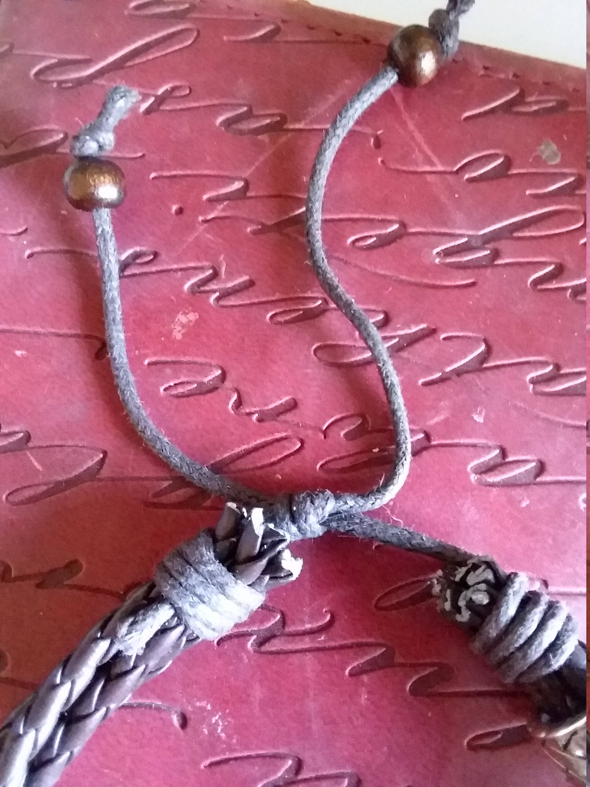 Unique 4 Brown Leather Strand Men's Bracelet With Tibetan Etsy