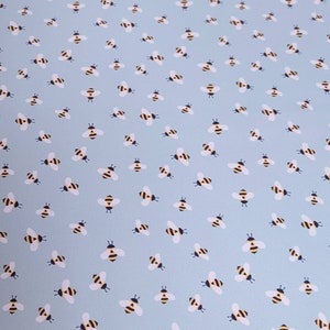 Biene Vinyl Stoff - 12x52 "ROLLE - Haarschleife Vinyl - In The Hoop Stoff - Nähzubehör - Stickerei Zubehör - Faux Vegan Leder, Honigbiene