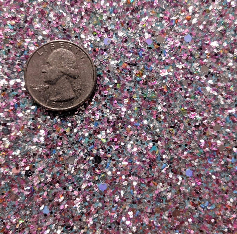 Multi Color chunky glitter canvas Vinyl 9x12 SHEET Etsy