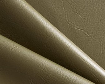 Olive Green Marine Vinyl - 12x54" Roll - Embroidery Vinyl - Hair Bow Vinyl - Applique Faux Leather - Embroidery Supply - Vegan Leather