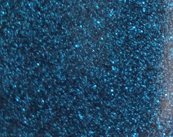 Royal Blue Glitter Vinyl - 9x12" SHEET Embroidery Glitter Vinyl - Canvas Backed Vinyl - Applique Rainbow Glitter Vinyl - Embroidery Supplies