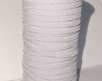 Elastic for Sewing - 1/4&quot; Flat Knit Elastic - Elastic Cord for Face Masks - .25 Sewing Elastic - 1 4 Inch Flat Elastic - Face Mask Supply