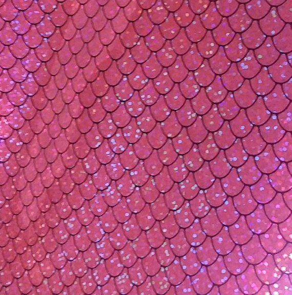Pink Scales Holographic Sparkle Vinyl Embroidery Glitter 50