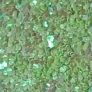 Lona com glitter grosso neon iridescente verde - ROLO de 12 x 52 "- Vinil com laço de cabelo - Tecido no aro - Fornecimento de bordado para costura - Brincos DIY