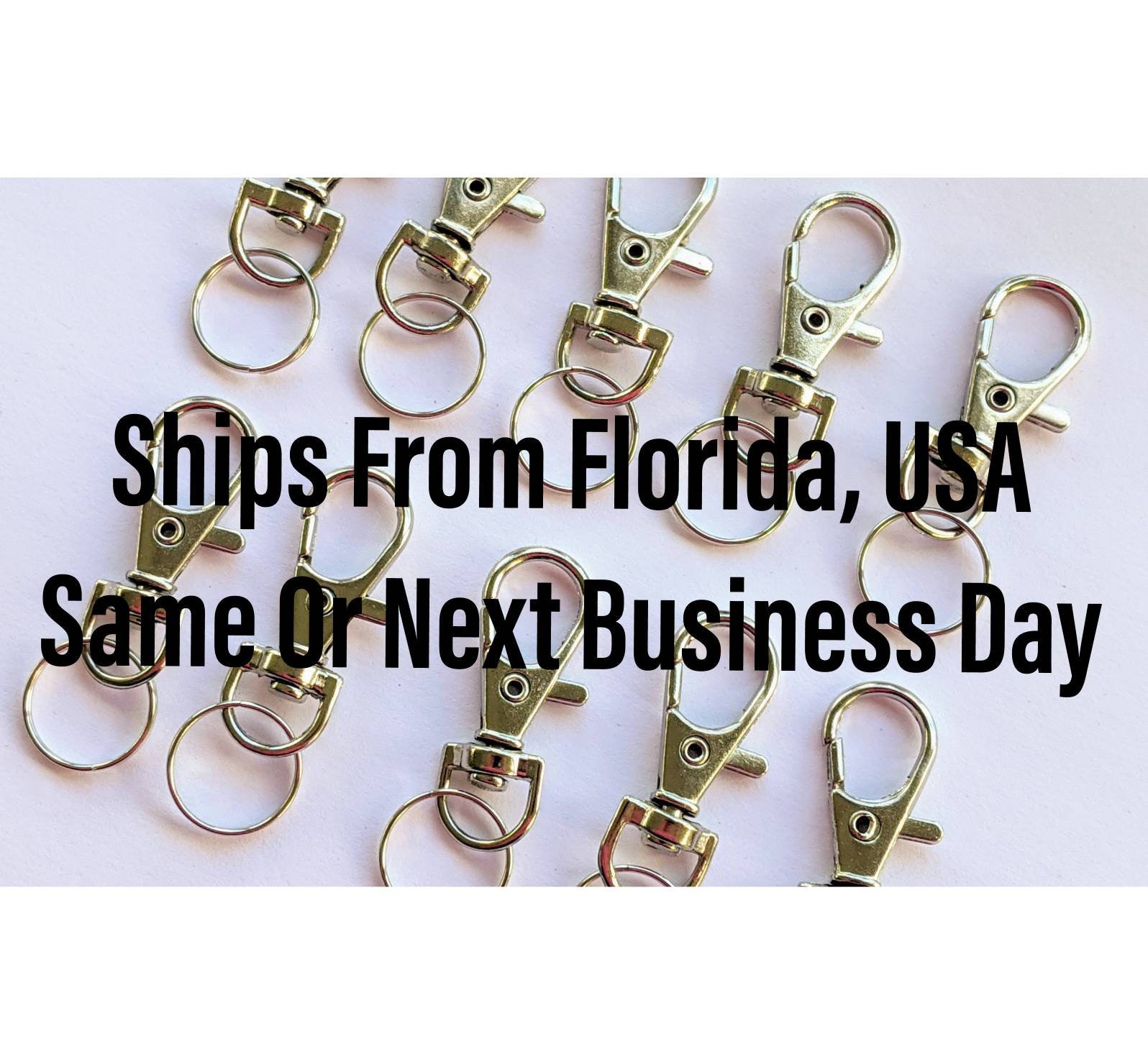 Lobster Clasp Keychain Lobster Clasp and Jump Rings Metal Etsy