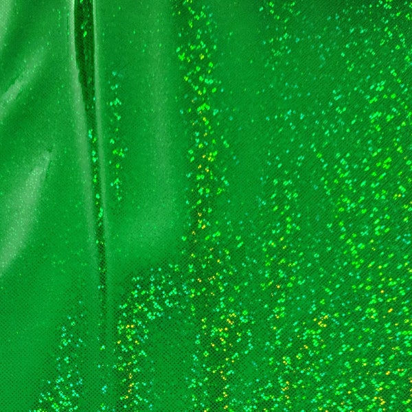 Emerald Green Sparkle Holographic Vinyl - Embroidery Vinyl - Canvas Backed Fabric - Applique Vinyl - Sewing Supply - Leatherette Bow Vinyl