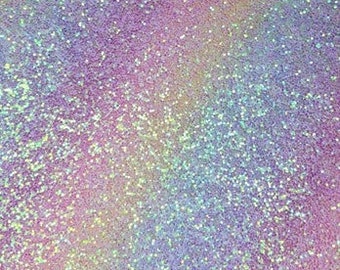 Regenboog iriserende dikke glitter canvas - BLAD 9 x 12" - haarelastiekje vinyl - In The Hoop Fabric - naaien borduurbenodigdheden - oorbellen DIY