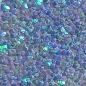 Lona com glitter robusto iridescente de céu azul - FOLHA de 9 x 12 "- Vinil com laço de cabelo - Tecido no aro - Fornecimento de bordado para costura - Brincos DIY