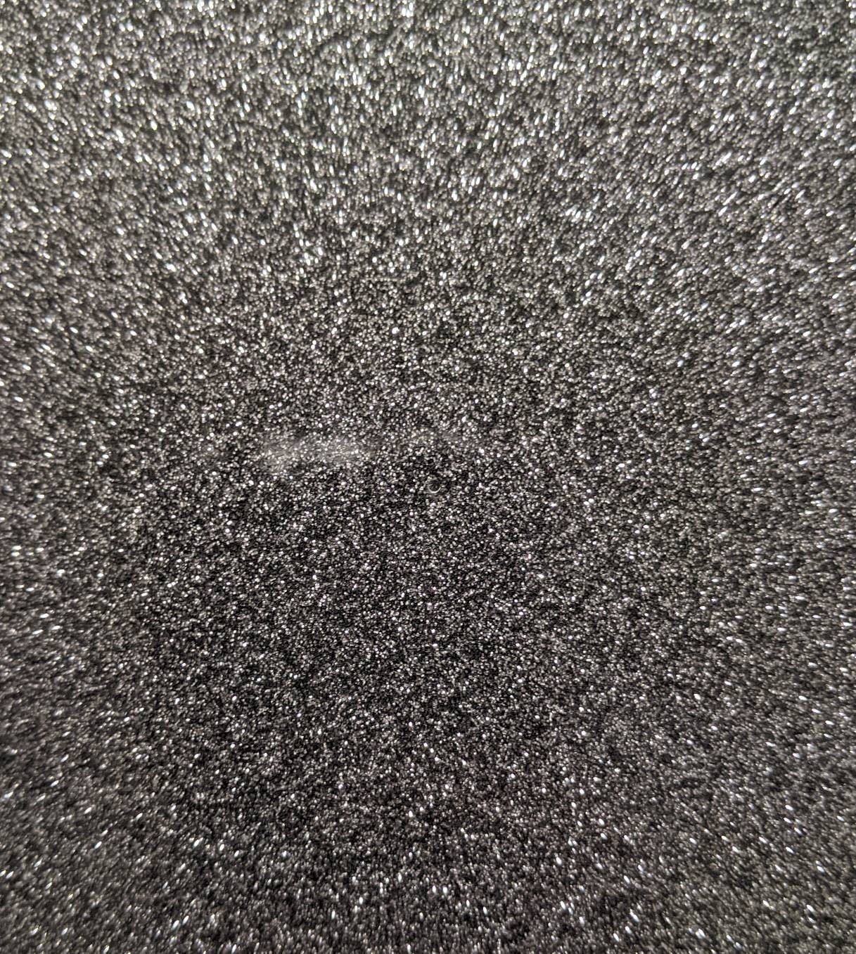Gunmetal Silver Glitter Vinyl - 9x12" SHEET Embroidery Vinyl - Canvas Backed Glitter Fabric - Applique Marine Glitter Vinyl Supply