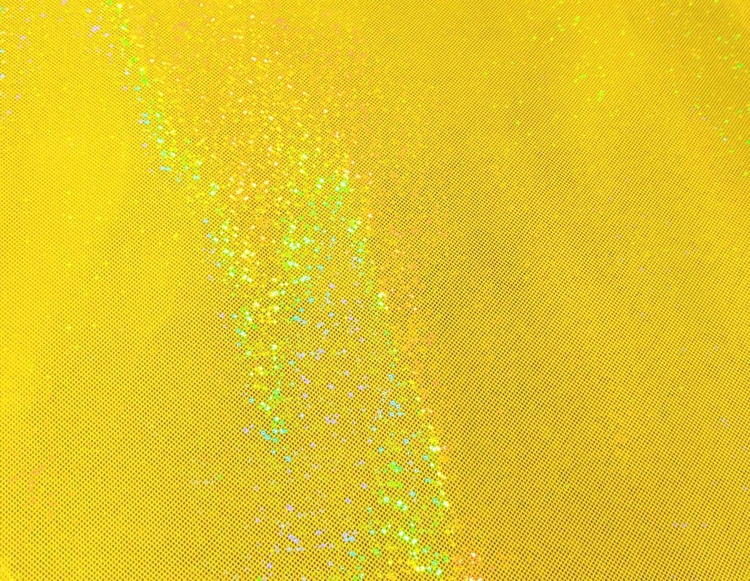 Yellow Sparkle Holographic Vinyl Embroidery Vinyl Canvas Etsy
