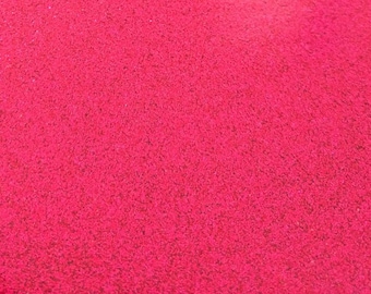 Hot Pink Glitter Embroidery Vinyl - 9x12&quot; SHEET - Canvas Backed Glitter Vinyl - Applique Embroidery Fabric -  Hair Bow Supply - KeyFob Vinyl