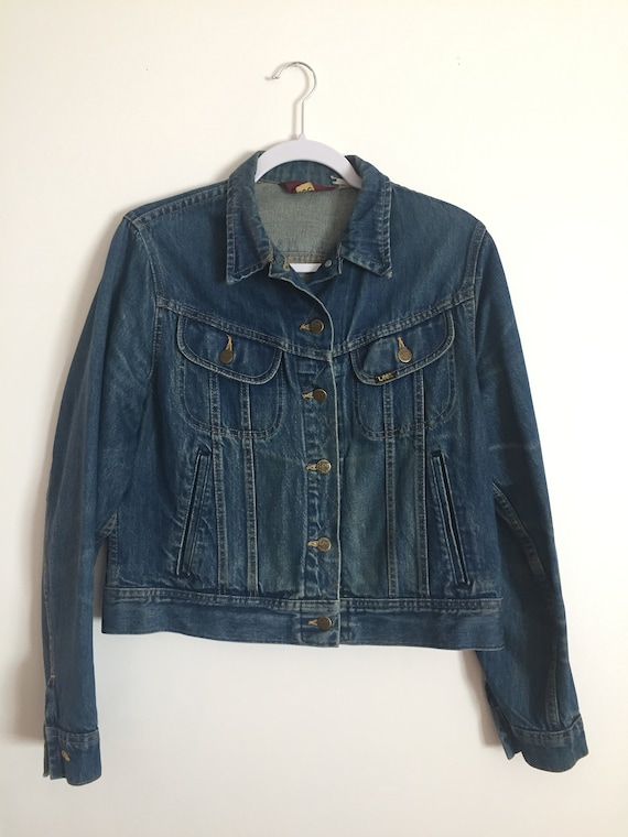 90s Vintage Ms Lee Denim Jacket - Size 13