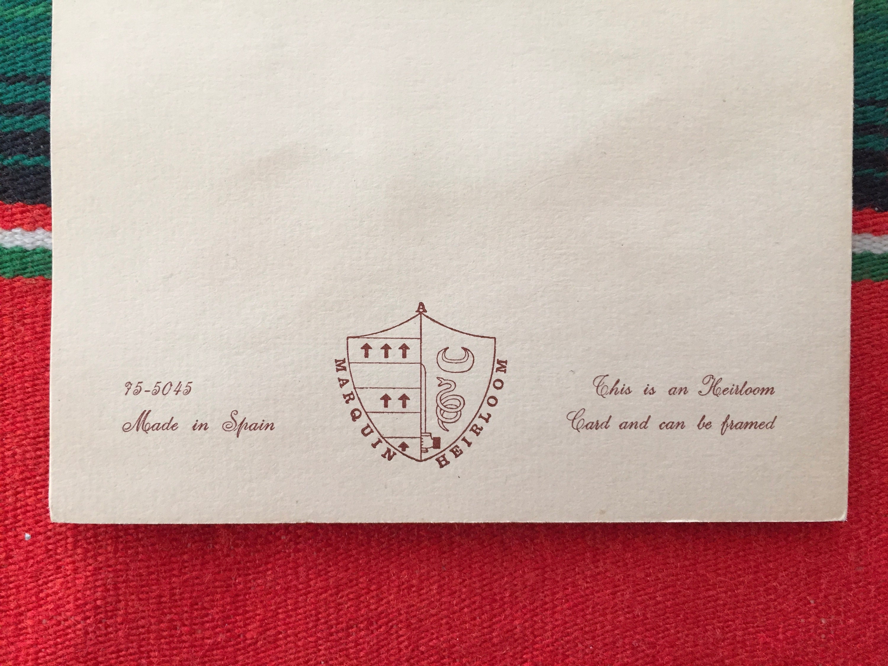 Vintage Spanish Embroidered Greeting Card - Palma De Mallorca - Etsy