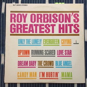 Roy Orbison&#39;s Greatest Hits - Vinyl Record - Monument – SLP-18000