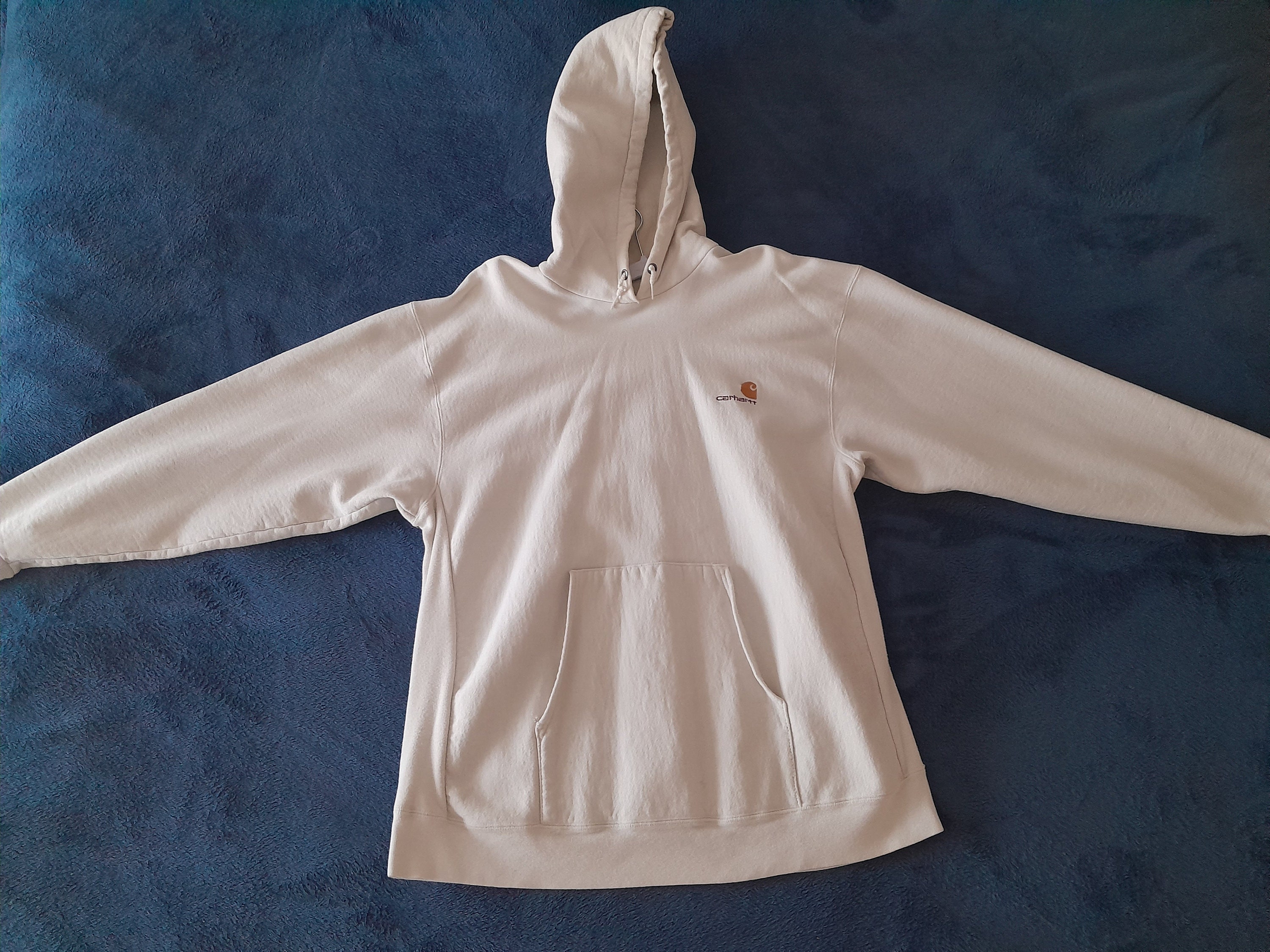 Vintage 90s Carhartt Pullover Hoodie – Reverse Weave Sweatshirt 