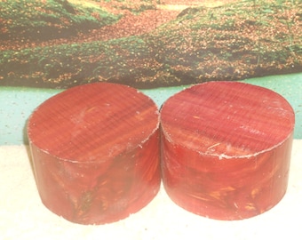 Eastern Red Cedar 2 pc, 5 x 3 turning wood bowl, small project blank #68574