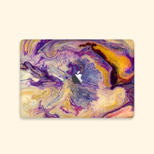 Purple Marble Blast MacBook Pro decal MacBook Air 13 Skin MacBook Retina Clear Sticker MacBook Pro 16 Stickers MacBook Pro 15 Skin