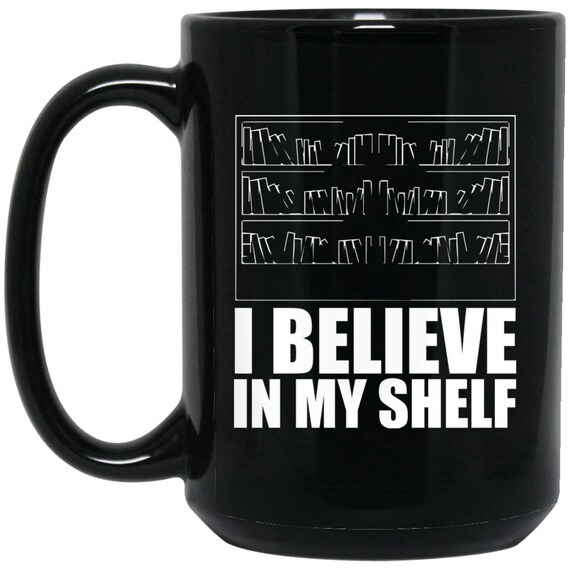 Large Black Mug Funny Book Lover Mug If you can read this..
