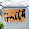 Made to Order Extra Large Beautifully Made Large Print Family Name Welcome Mat, Perfect Thoughtful Present For The In Laws K57