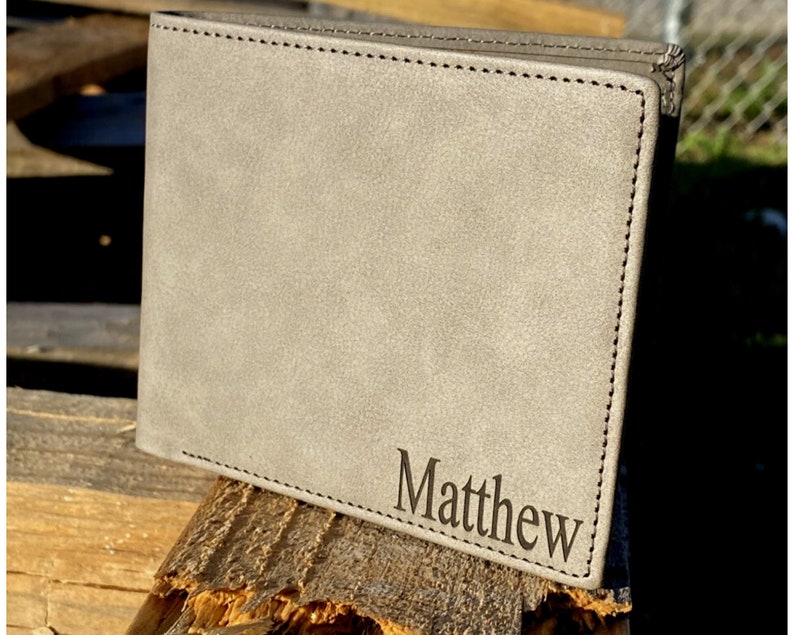 Personalized leather Wallet, Personalized wallet, personalized wallet for men, personalized mens wallet, leather wallet, mens leather wallet image 7