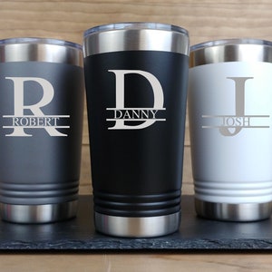 Engraved Tumbler, Custom Tumbler for Men, Beer Mug, Personalized Tumbler, Personalized mug, Groomsmen Gift, Birthday Gift, Christmas Present