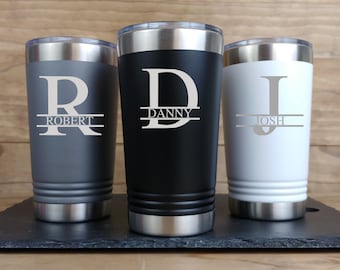 Engraved Tumbler, Custom Tumbler for Men, Beer Mug, Personalized Tumbler,  Personalized mug, Groomsmen Gift, Birthday Gift, Christmas Present