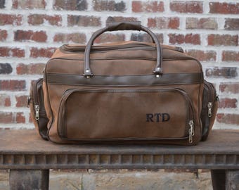 Personalisierte Herren Ledertasche, Groomsman Geschenk, Leder Tote, Sporttasche, handhaben, Leder Reisetasche, Groomsmen Geschenk, personalisierte Reisetasche