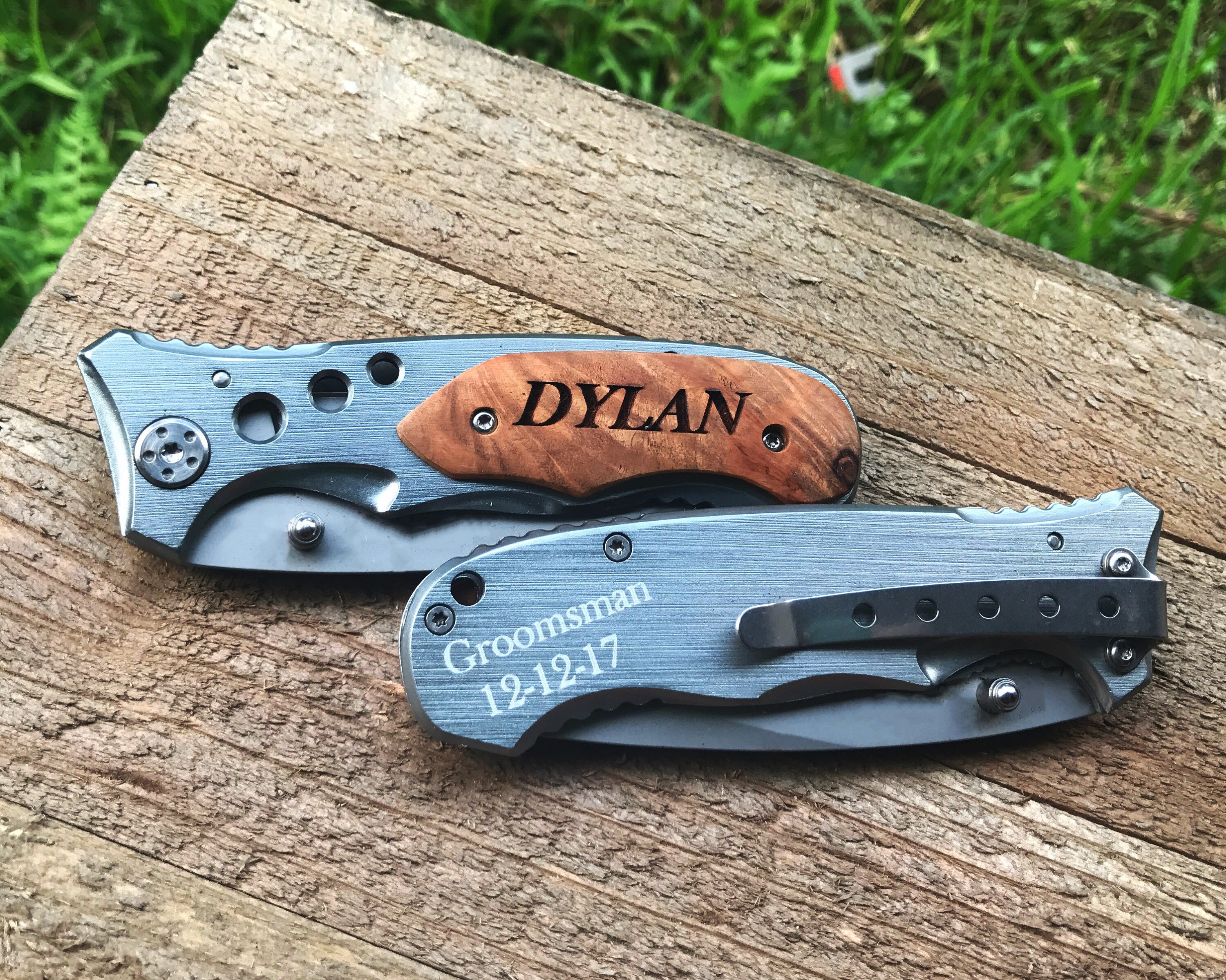 Groomsman Knife Groomsmen Knife Engraved Knife Personalized Etsy