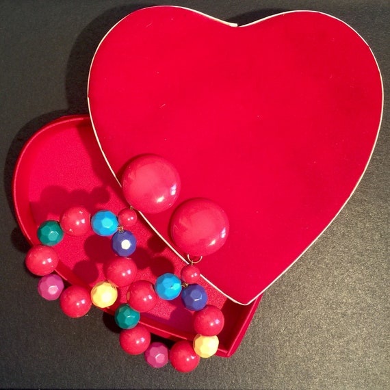 Enormous candy earrings