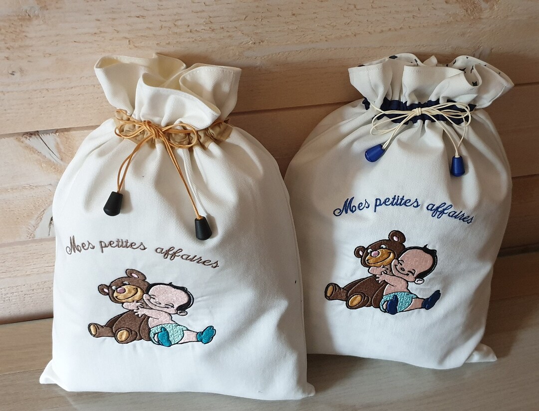 Embroidered Laundry Bag / Personalized / Unique / Pouch / Pouch Etsy