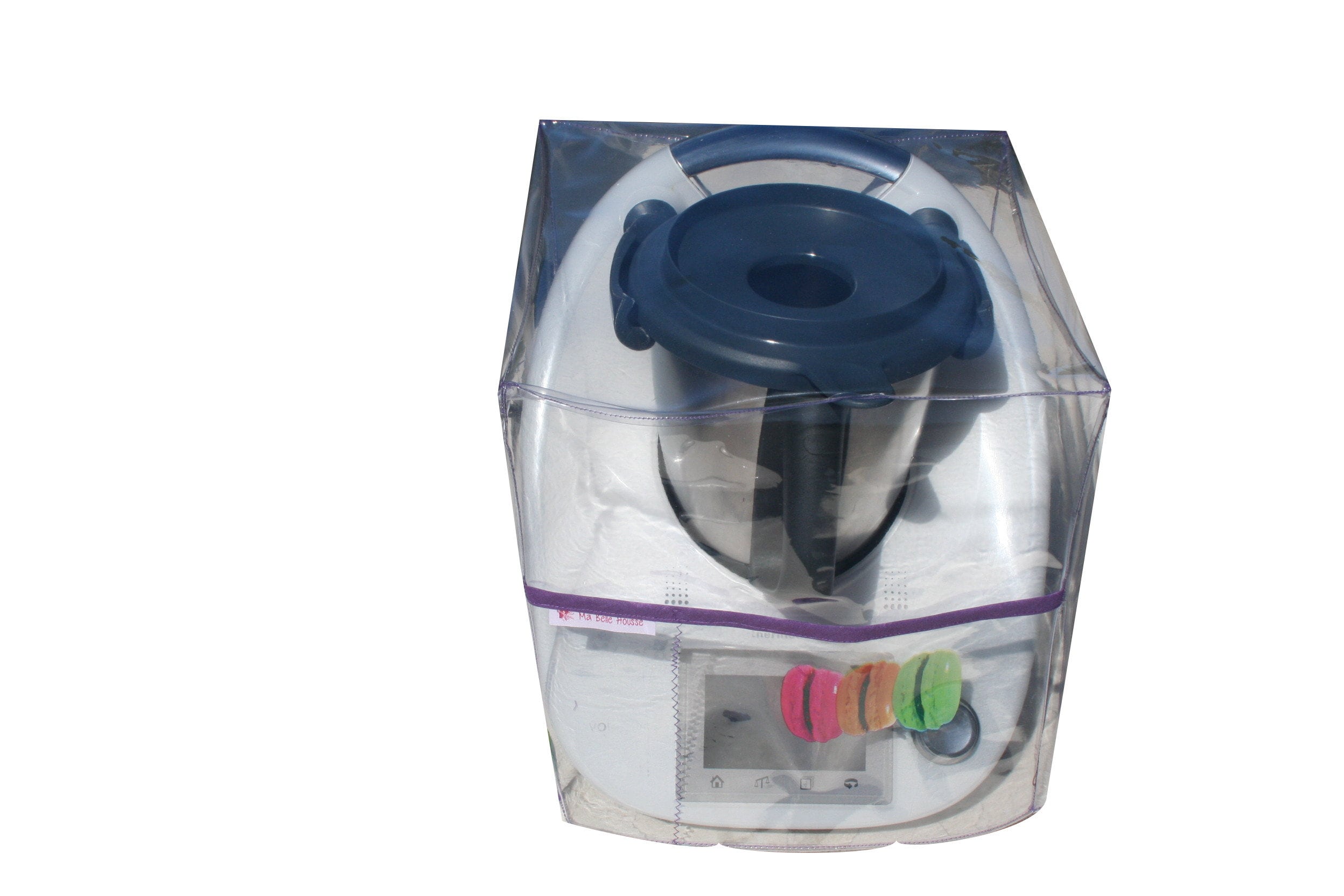 Housse De Protection Antitache Thermomix TM31 & TM5 - Motif Flowers And Butterflies - Fabriquée En Espagne