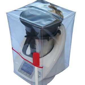 PROTECTIVE COVER for THERMOMIX TM5/TM31/TM6 With transparent Varoma Red bias