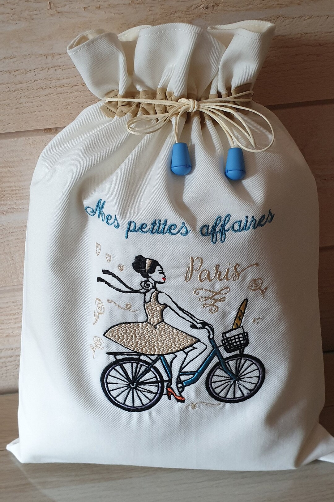 Embroidered Laundry Bag / Customizable / Unique / Pouch / Etsy