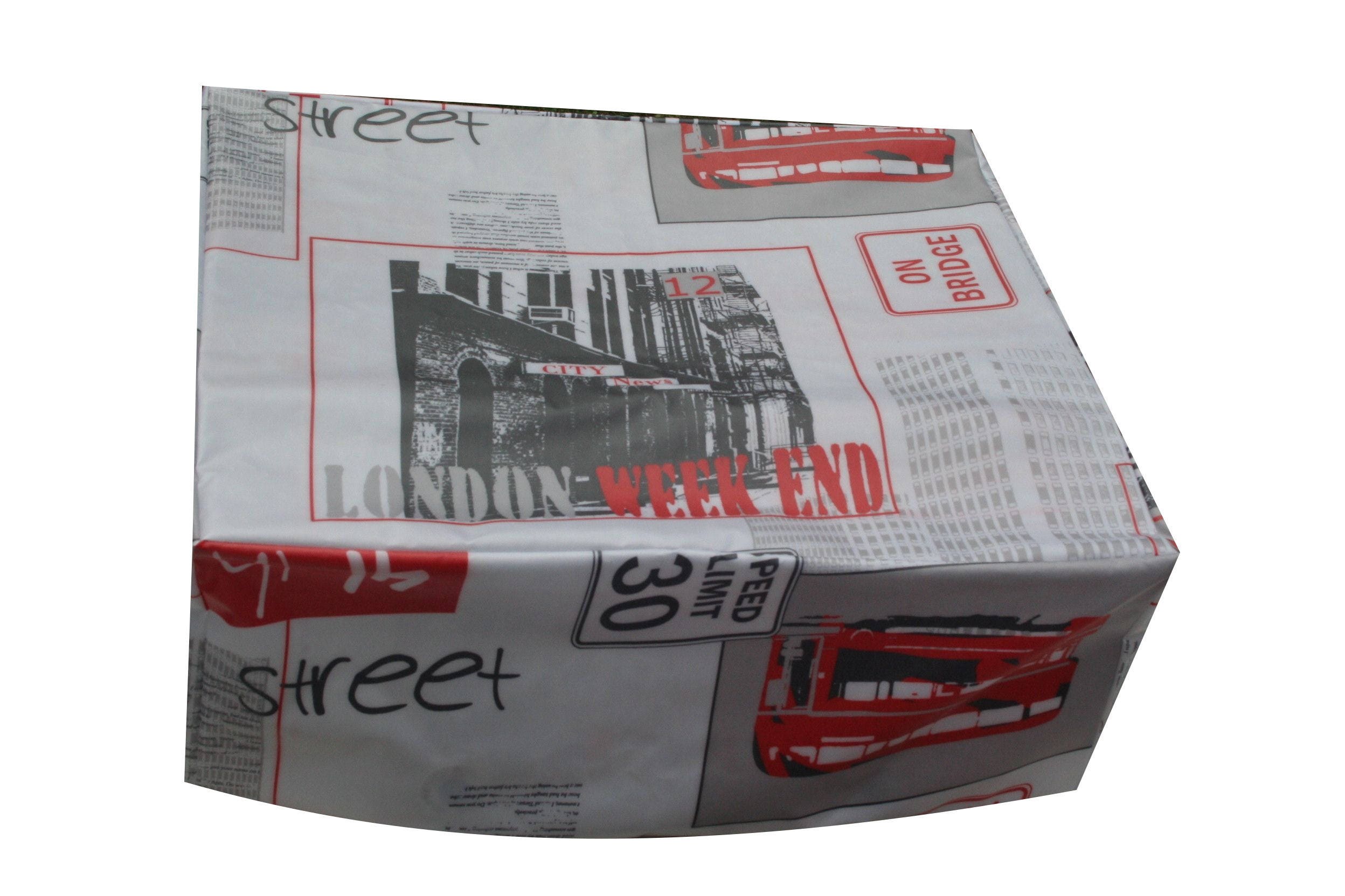 Housse de Protection Pour Plancha en Tissu Polyester Enduit | Etanche Feuilles