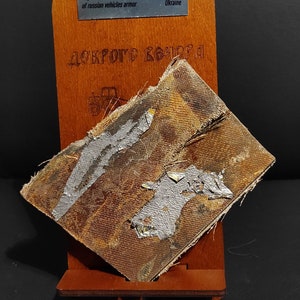 Decor Gift Table Stand Board Piece Fuselage Skin of &quot;Russian SU 25 &quot; from Ukraine,souvenir piece