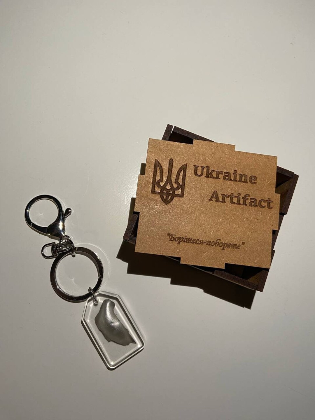 Handcrafted Epoxy Keychain of Russian Airplane Made of Burned Amor Cy ...