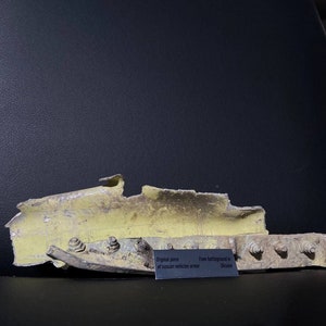 Big Piece Fuselage Skin of Russian SU34 from Ukraine, Souvenir Piece, Table Stand with Military Decor, Ukraine War Relics, Colectible Peices