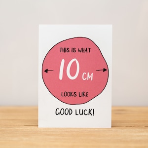 Baby Card - Funny, This is what 10cm looks like