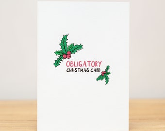 Christmas Card, Funny, Obligatory