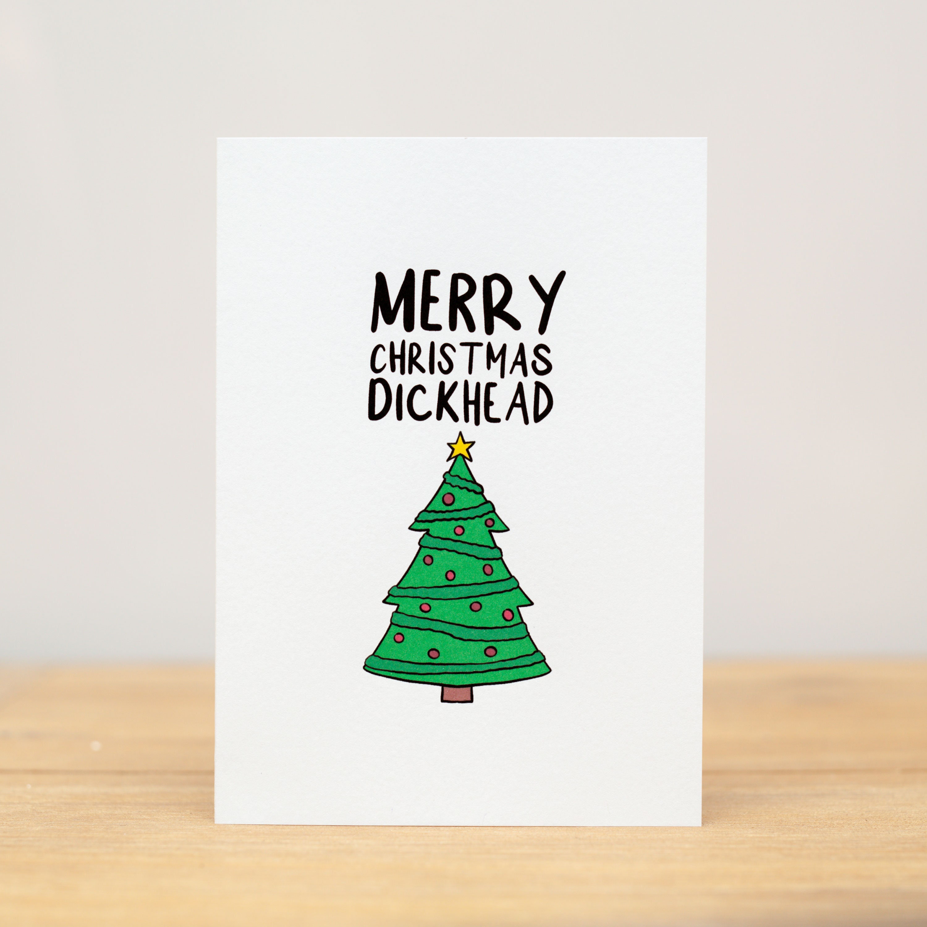 Biglietti Di Natale Divertenti E Offensivi Brainbox Candy | 'Xmas Pull My Cracker B' | Cartolina 120x170 Mm Con Busta