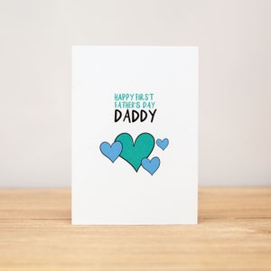 Father's Day Card, Funny, Happy first Father's Day Daddy/Dadda