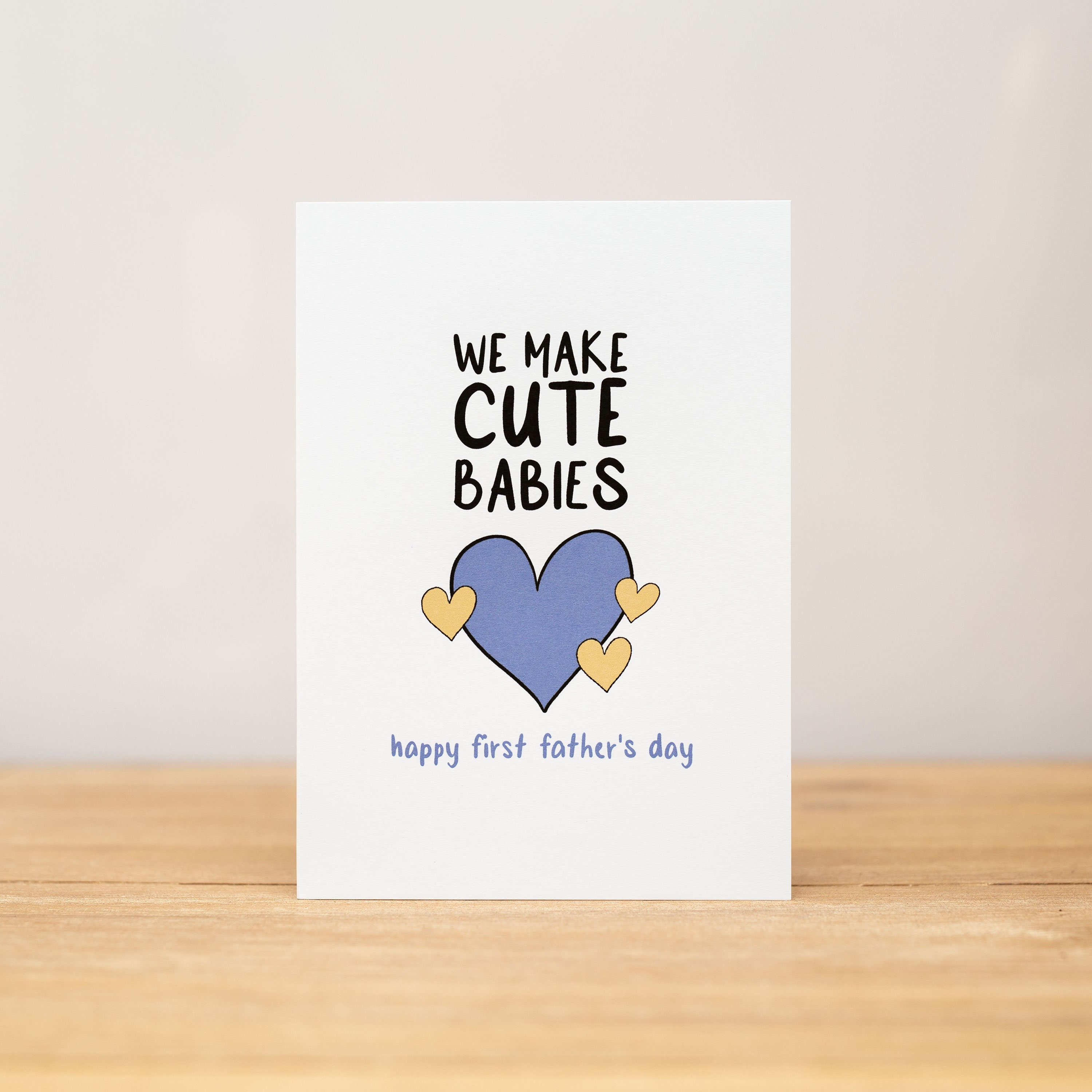 Funny first fathers day cheap cards