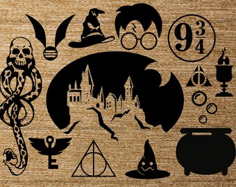 Download Harry potter svg | Etsy