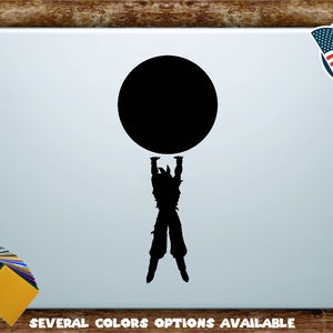 Dragonball Z DBZ Geïnspireerd Goku Spirit Bomb Logo Silhouet Vinyl Diecut Decal Sticker Alle Maten