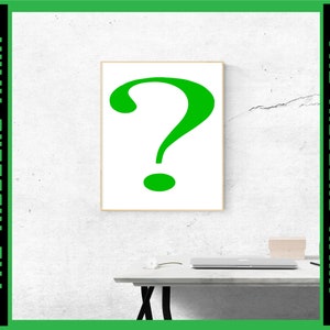 The Riddler&#39;s Mark Logo 4&quot; Vinyl Diecut Decal Sticker All Sizes