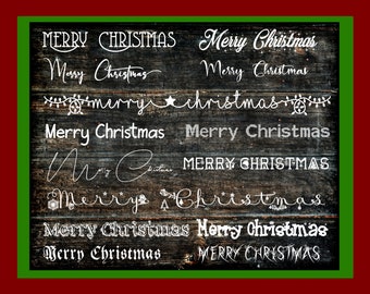 Christmas Font Pack 2 (21 Christmas and Cursive Fonts) (Digital Download)