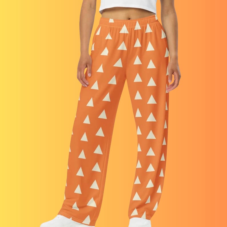 Anime Lightning Lounge Pants: Otaku Cosplay Pyjamasbyxor bild 1