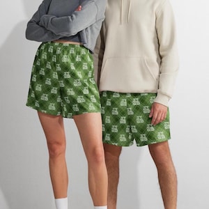 Grappige golfkar afgedrukt unisex atletische lange shorts voor golfliefhebber golfer shorts voor moeder- of vaderdag cadeau-idee bijpassende kleding